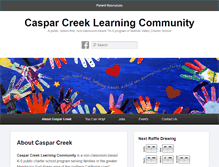 Tablet Screenshot of casparcreek.org